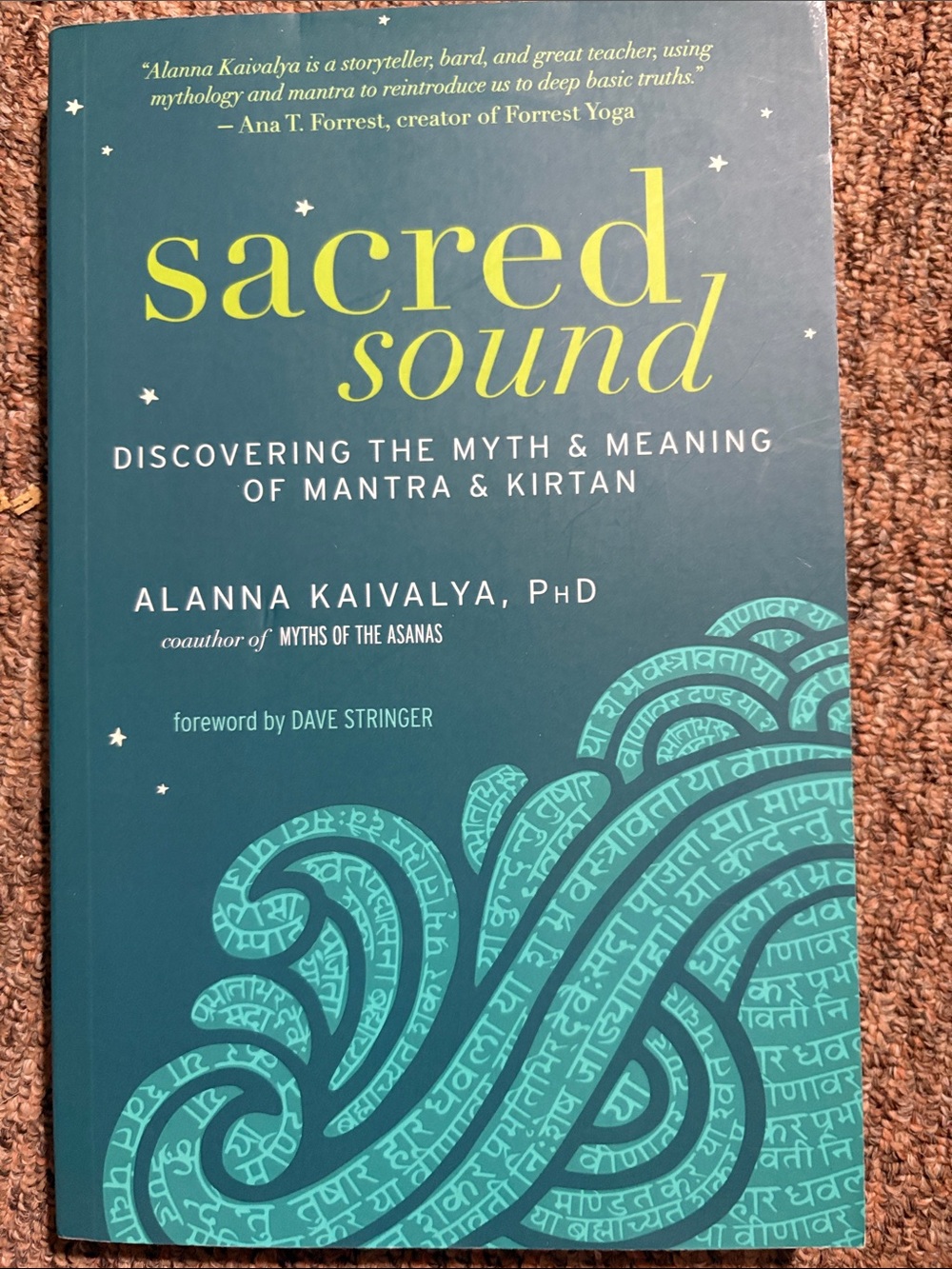 Sacred Sound by Alanna Kaivalya - Teal & Yellow Cover